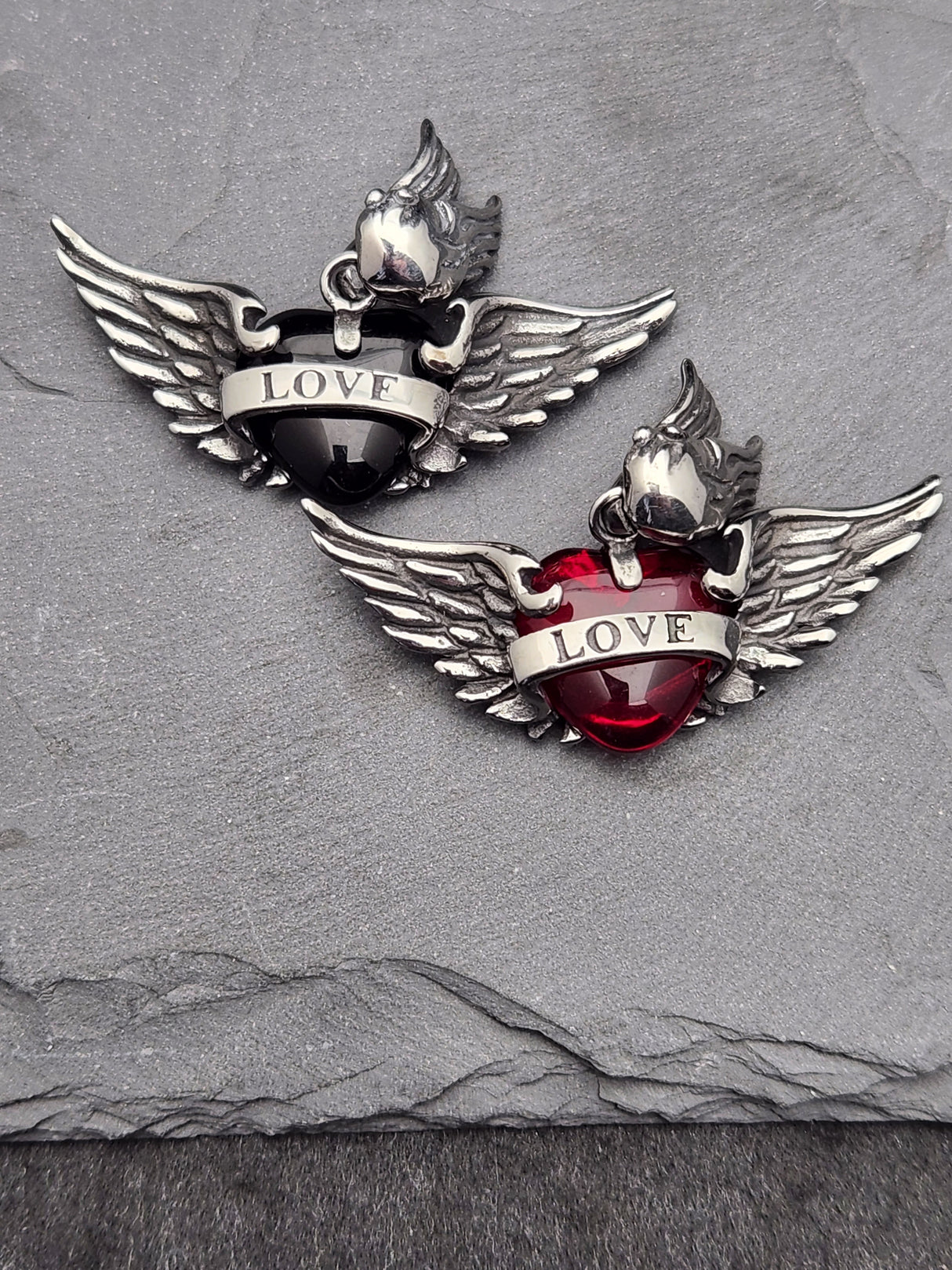 Edelstahlanhänger RED HEART