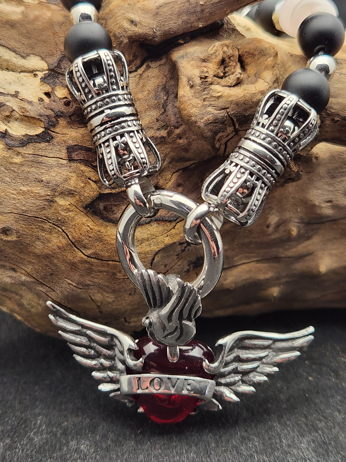 Edelstahlanhänger RED HEART