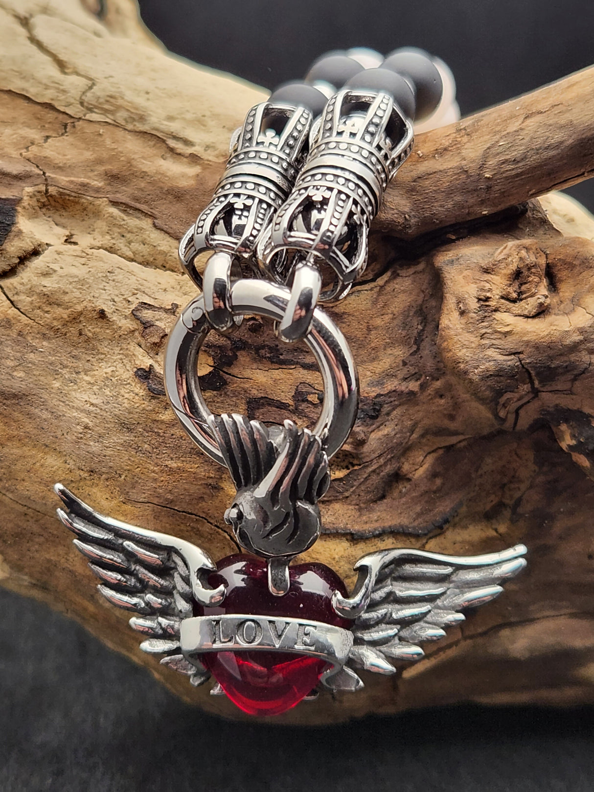 Edelstahlanhänger RED HEART