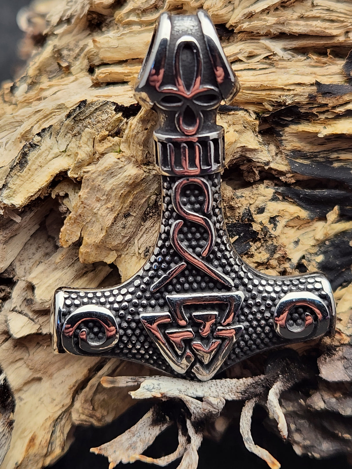 Edelstahlanhänger THOR HAMMER 1