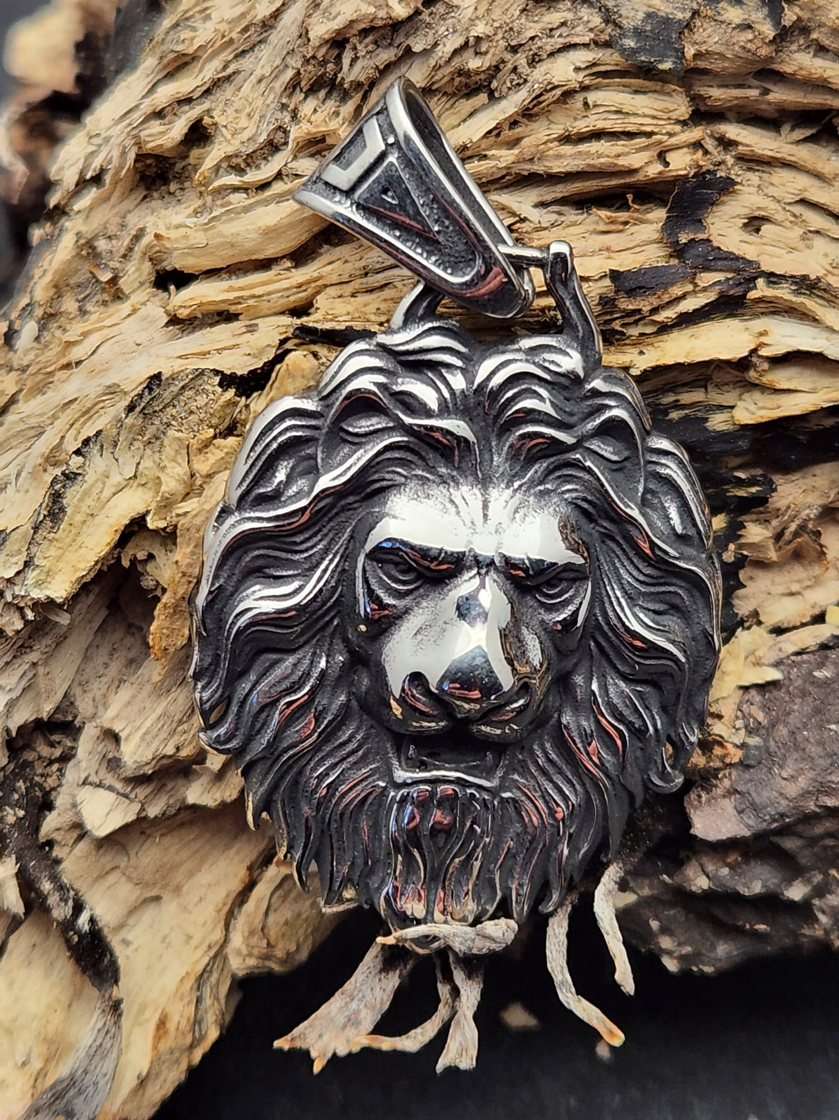 Edelstahlanhänger THE LION