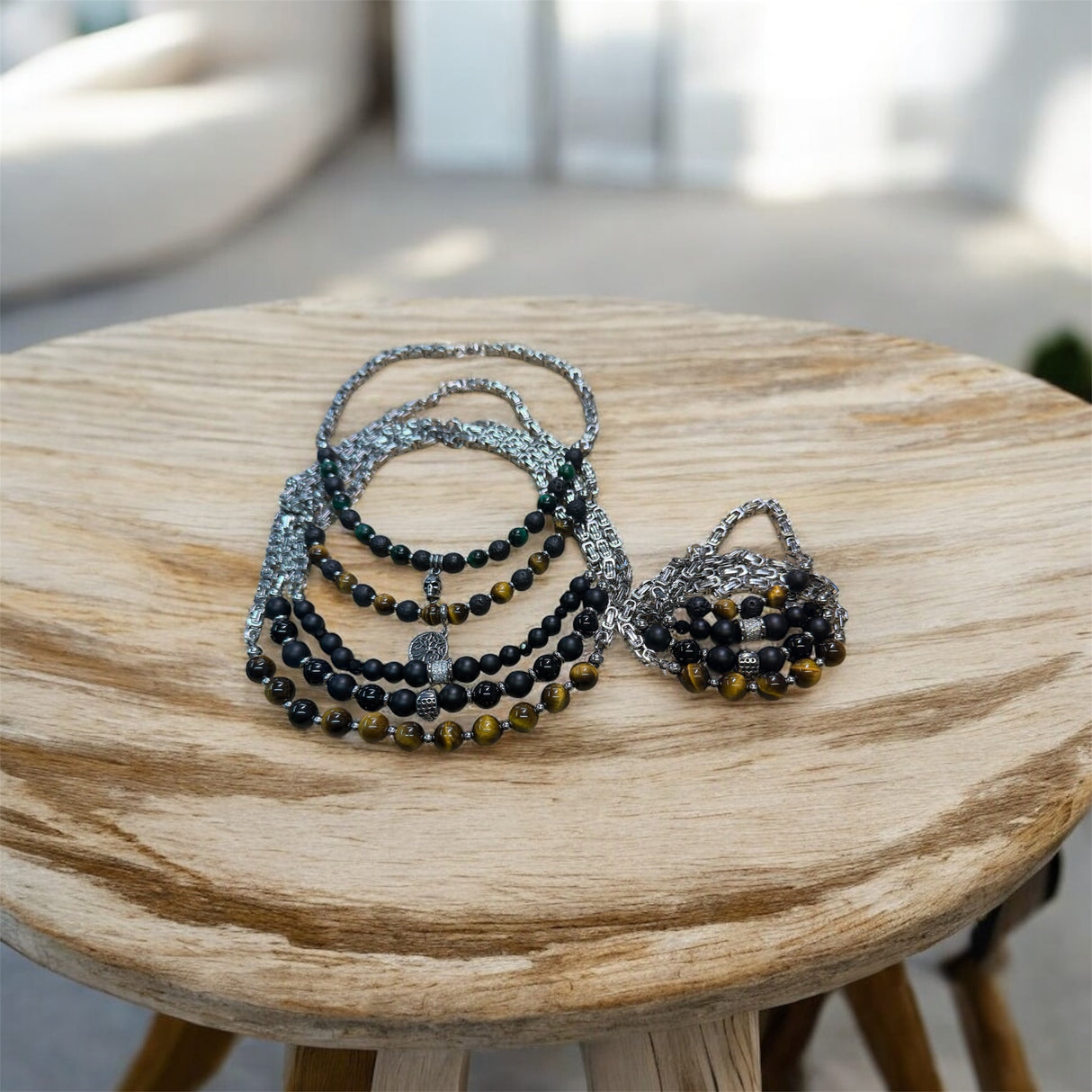 Biker Armband IRON ONYX