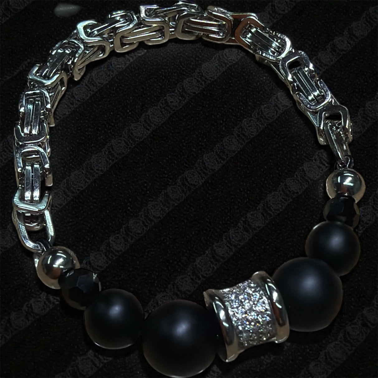 Biker Armband SOWILO CROWN