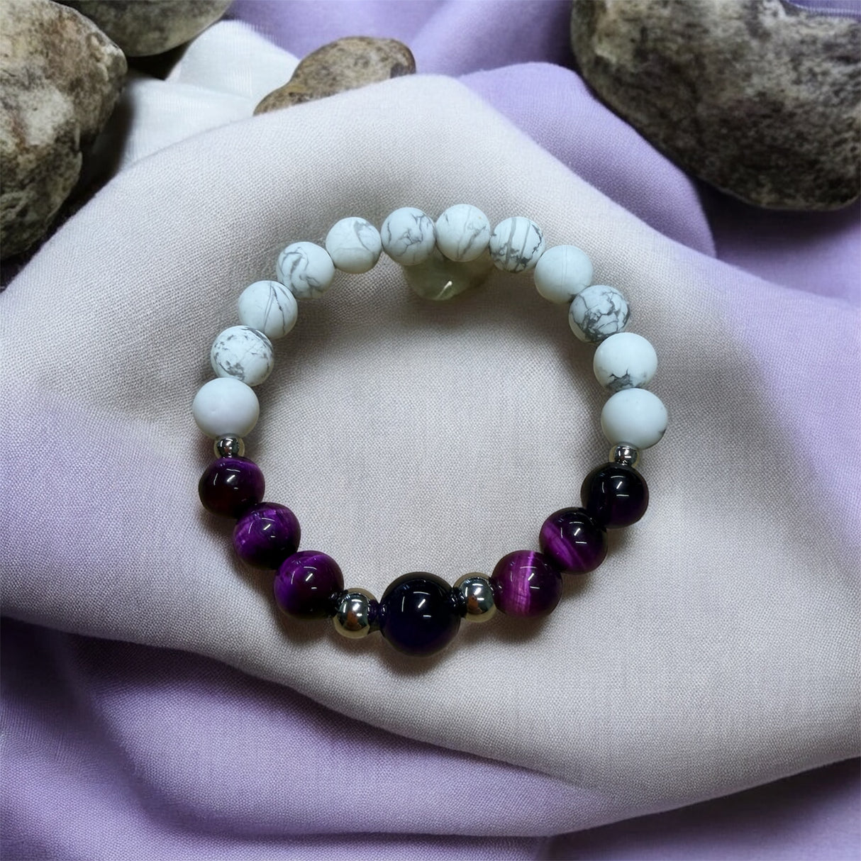 Biker Armband LILA BJARG