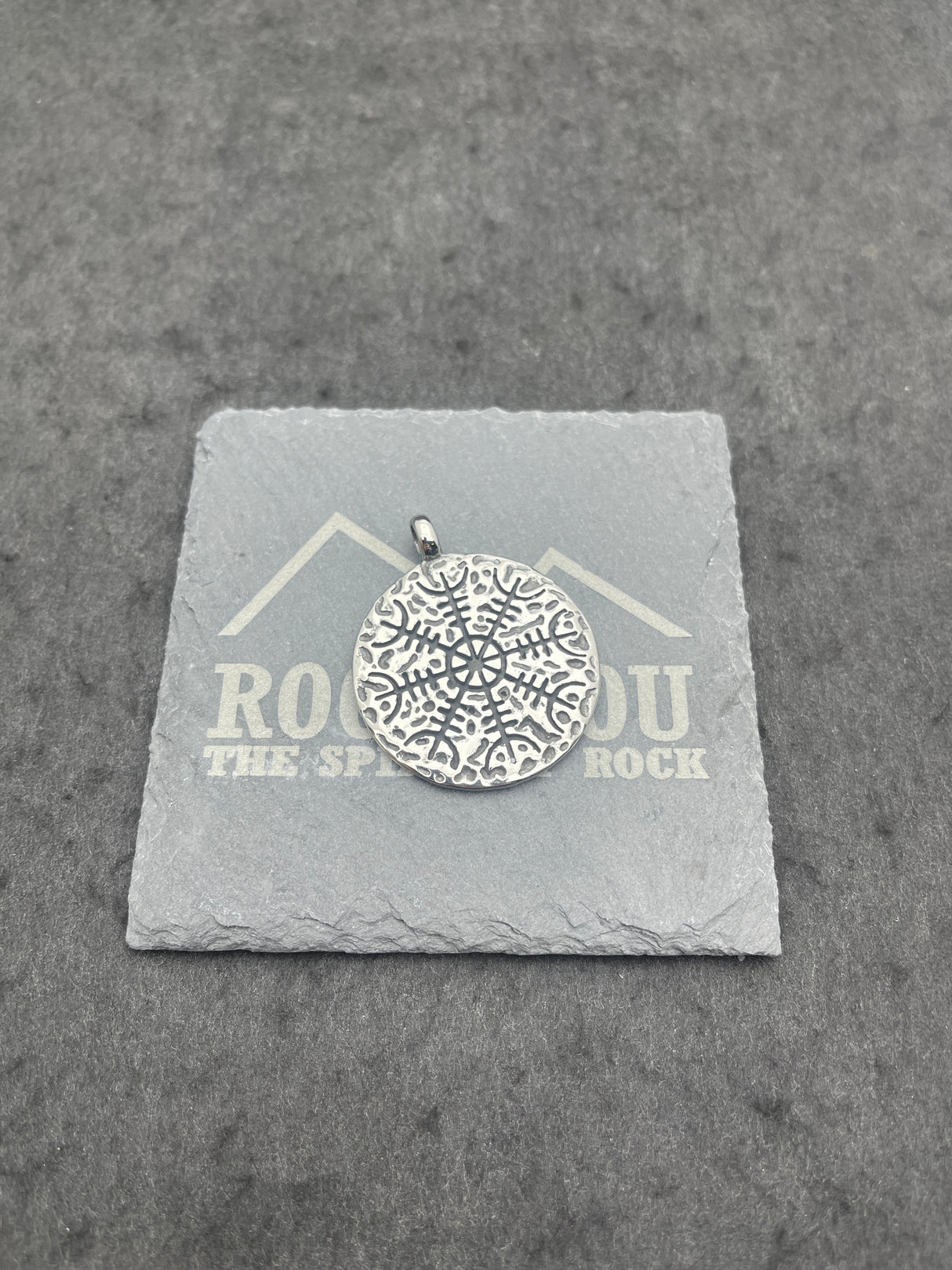 Edelstahlanhänger VEGVISIR 3