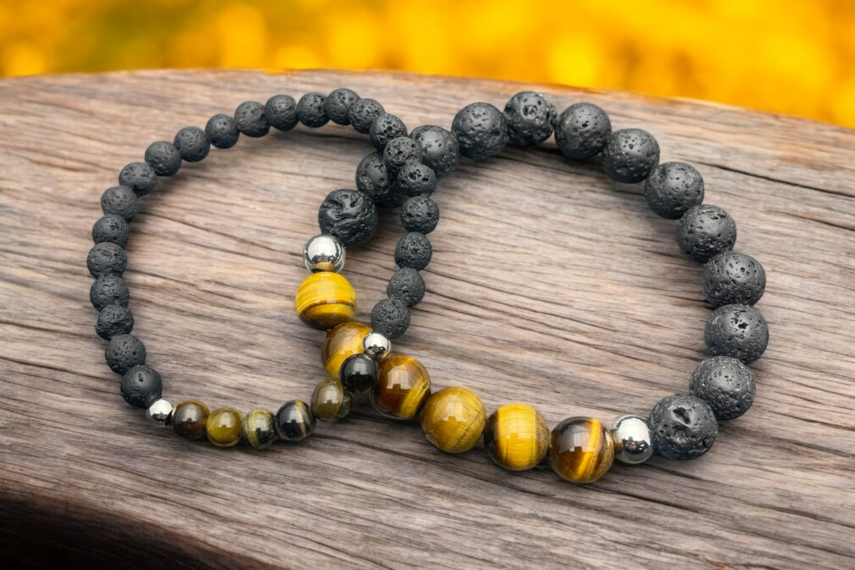 Biker Armband Little Tiger & Big Tiger (Partnerarmband)