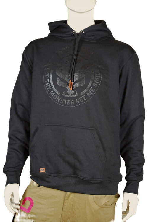POPCORE Monster Hoodie Black 2025