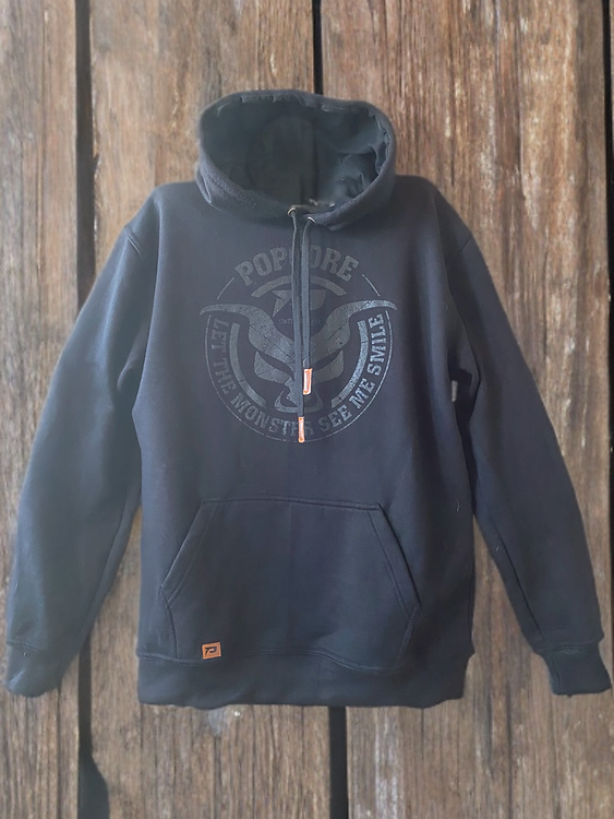 POPCORE Monster Hoodie Black 2025