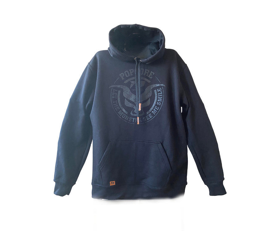 POPCORE Monster Hoodie Black 2025