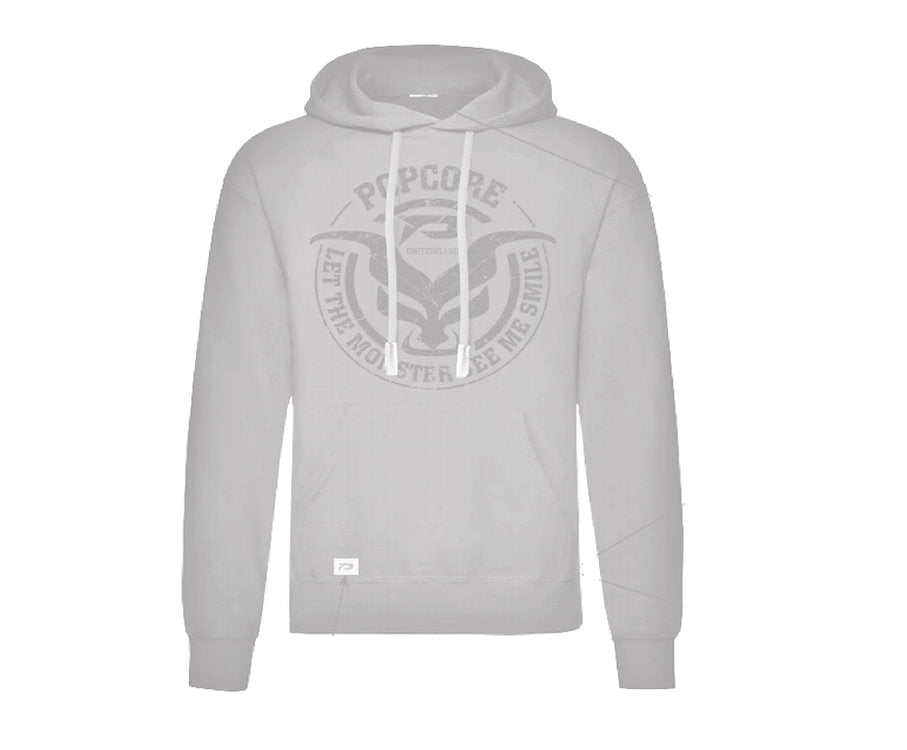 POPCORE Monster Hoodie Grey 2025