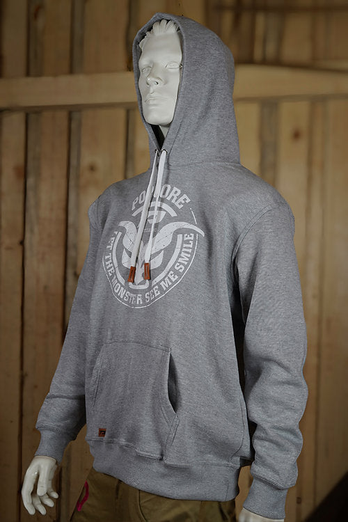POPCORE Monster Hoodie Grey 2025