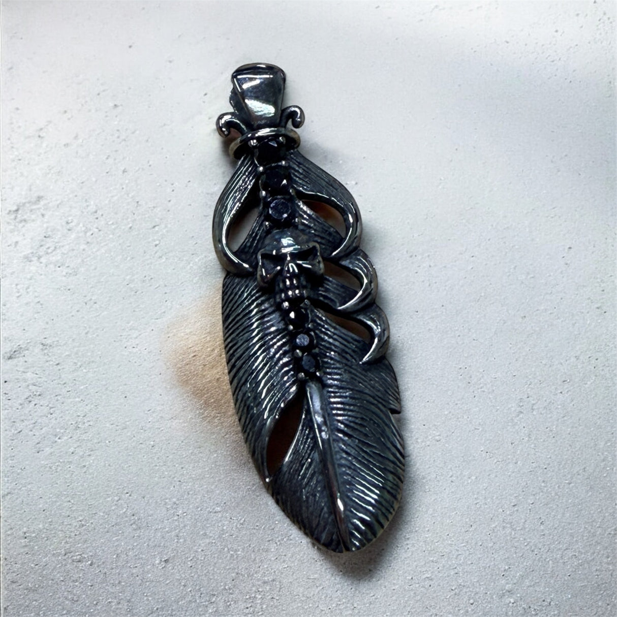 Edelstahlanhänger DARK SPIRIT BLACK