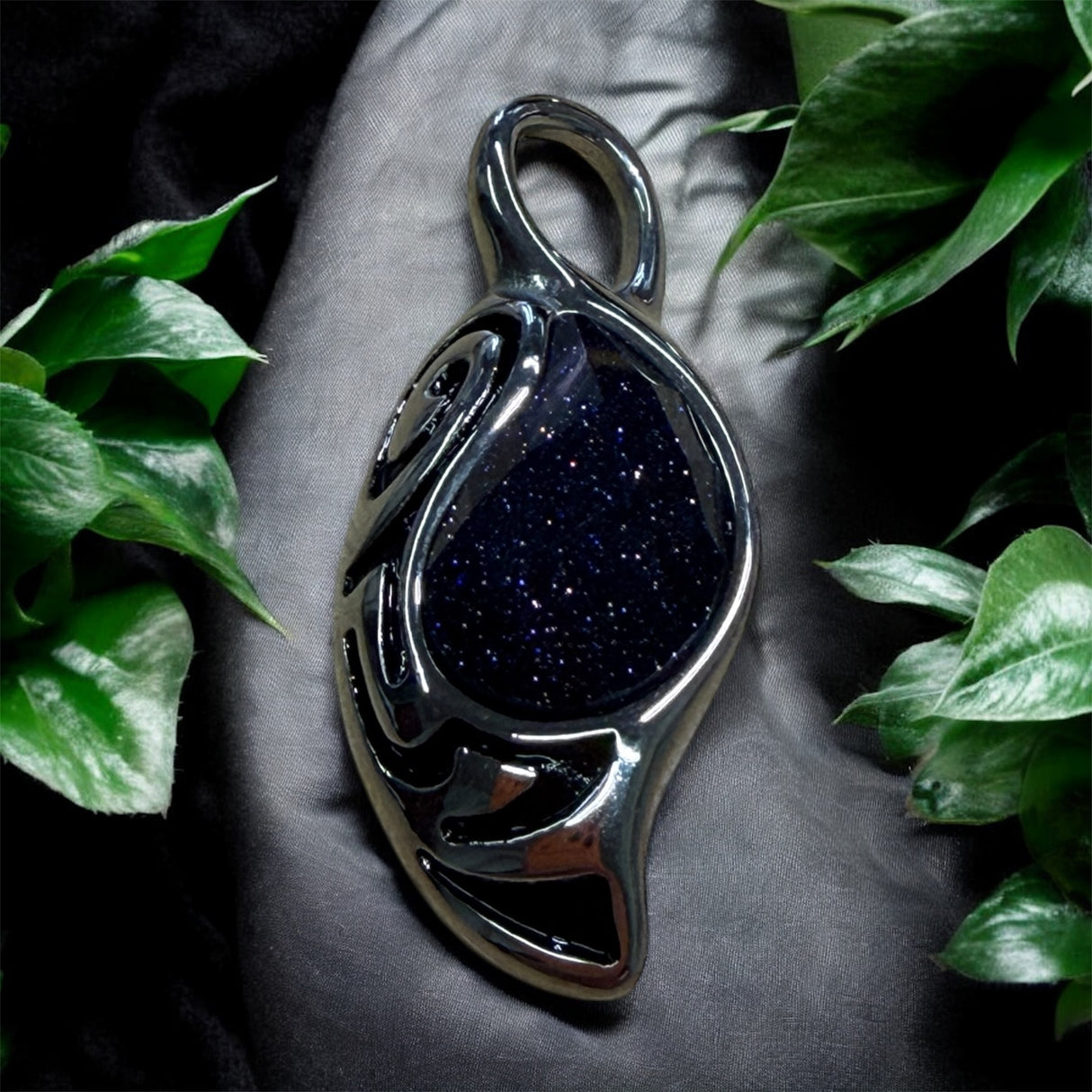 Edelstahlanhänger BLUE EMBER