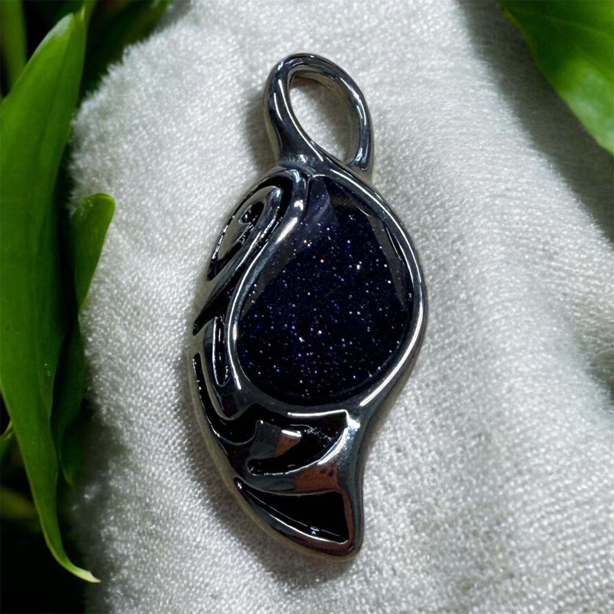 Edelstahlanhänger BLUE EMBER