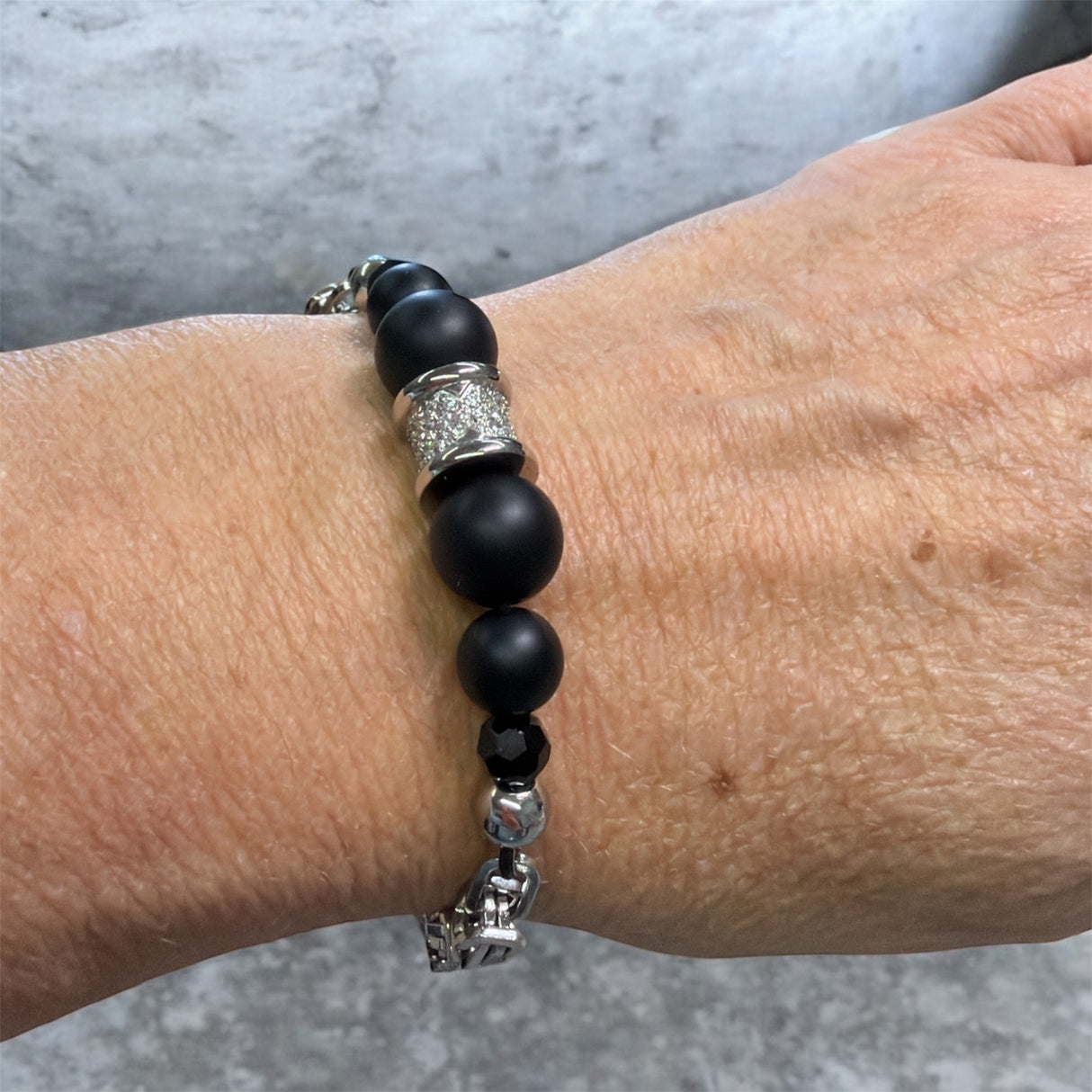 Biker Armband SOWILO CROWN