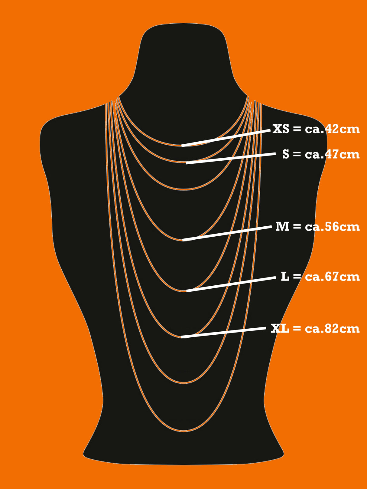 Biker Halskette Drengr (ohne Anhänger)
