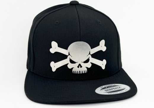 Totenkopf Knochen Gekreuzt Metalcap