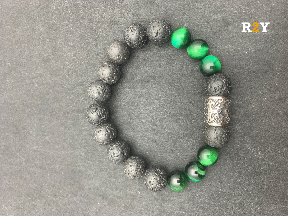 Biker Armband Green Balance