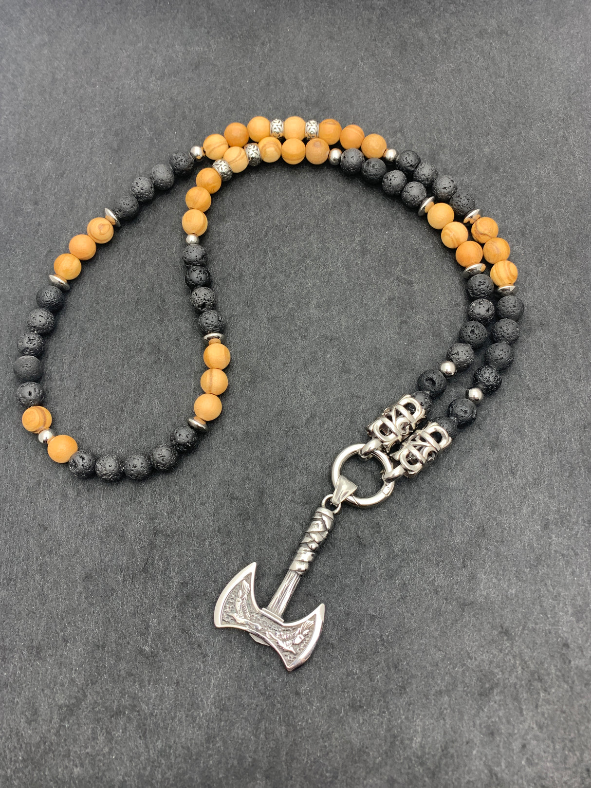 Biker Halskette Woodland (ohne Anhänger)