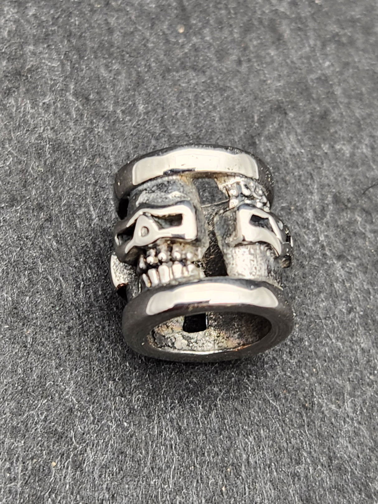 Edelstahl Bartperle/Haarperle 10