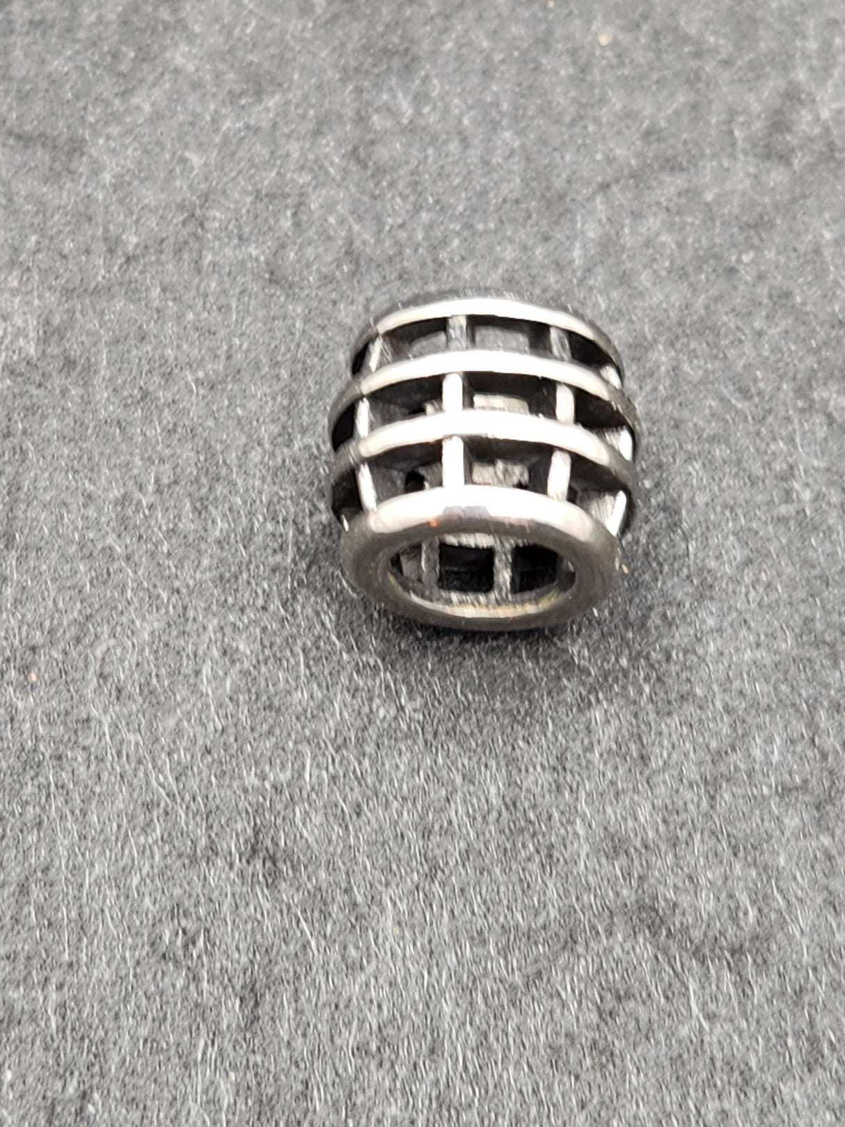 Edelstahl Bartperle/Haarperle 6