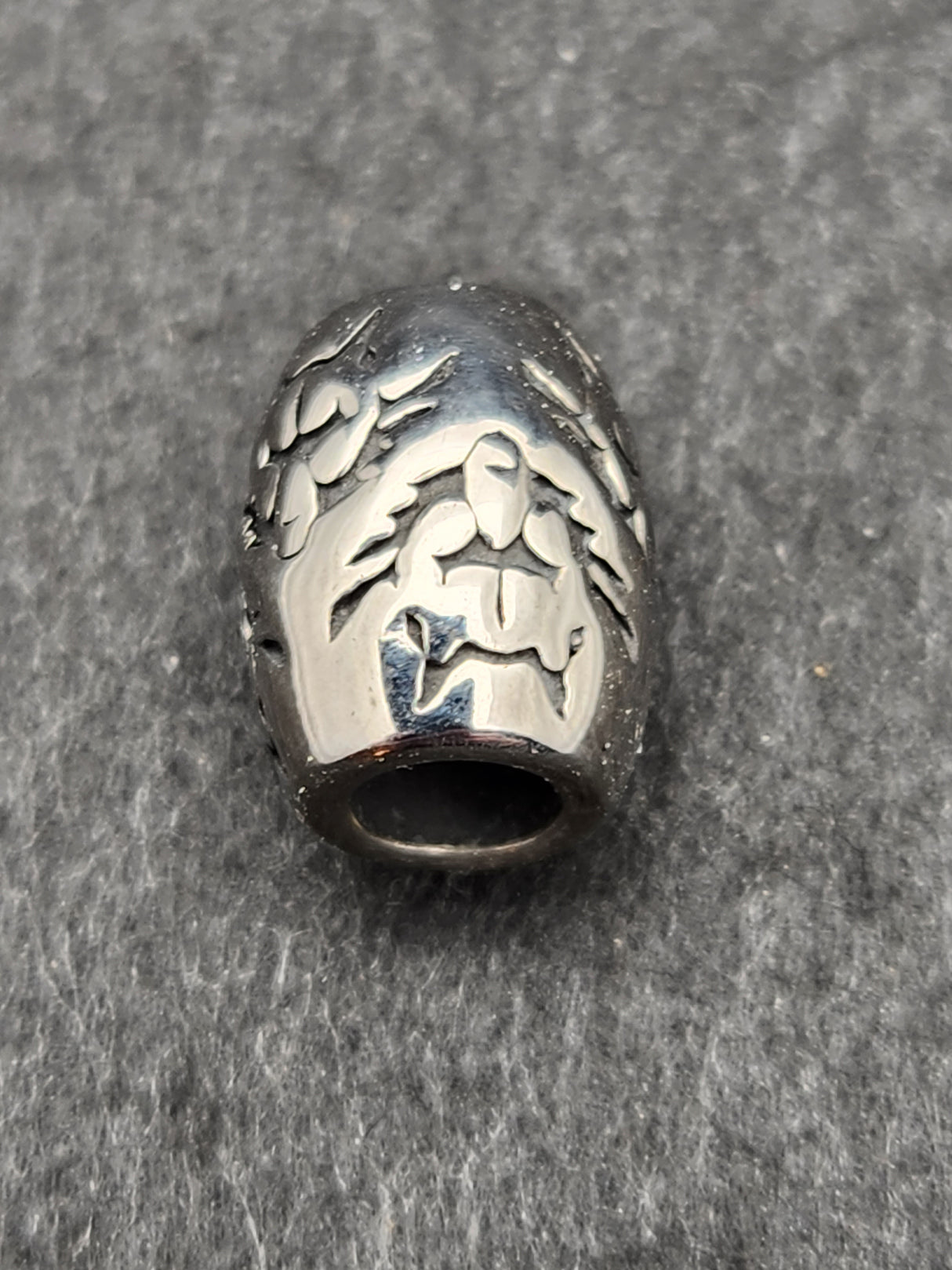 Edelstahl Bartperle/Haarperle 5