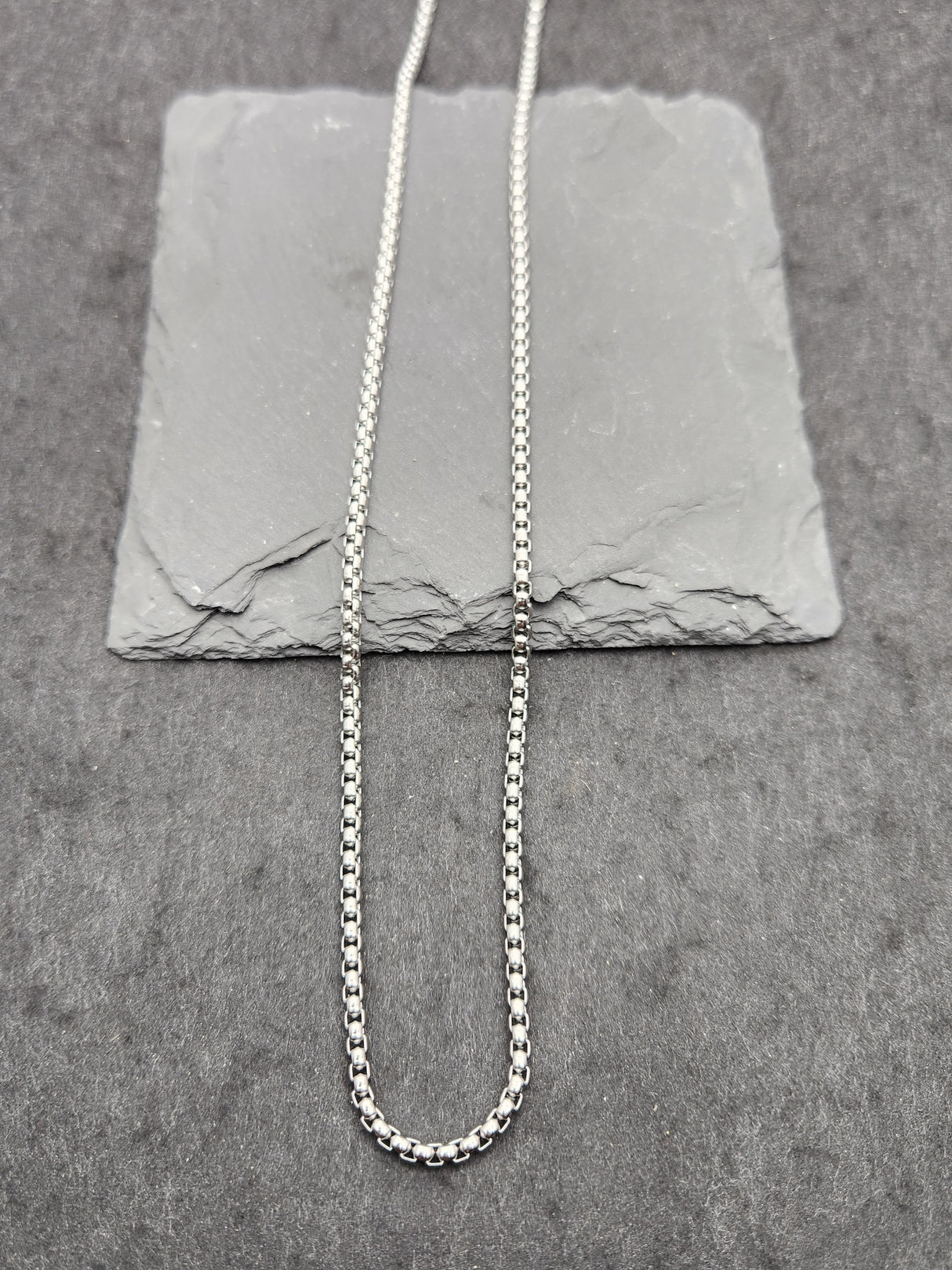 Edelstahlhalskette BOXKETTE