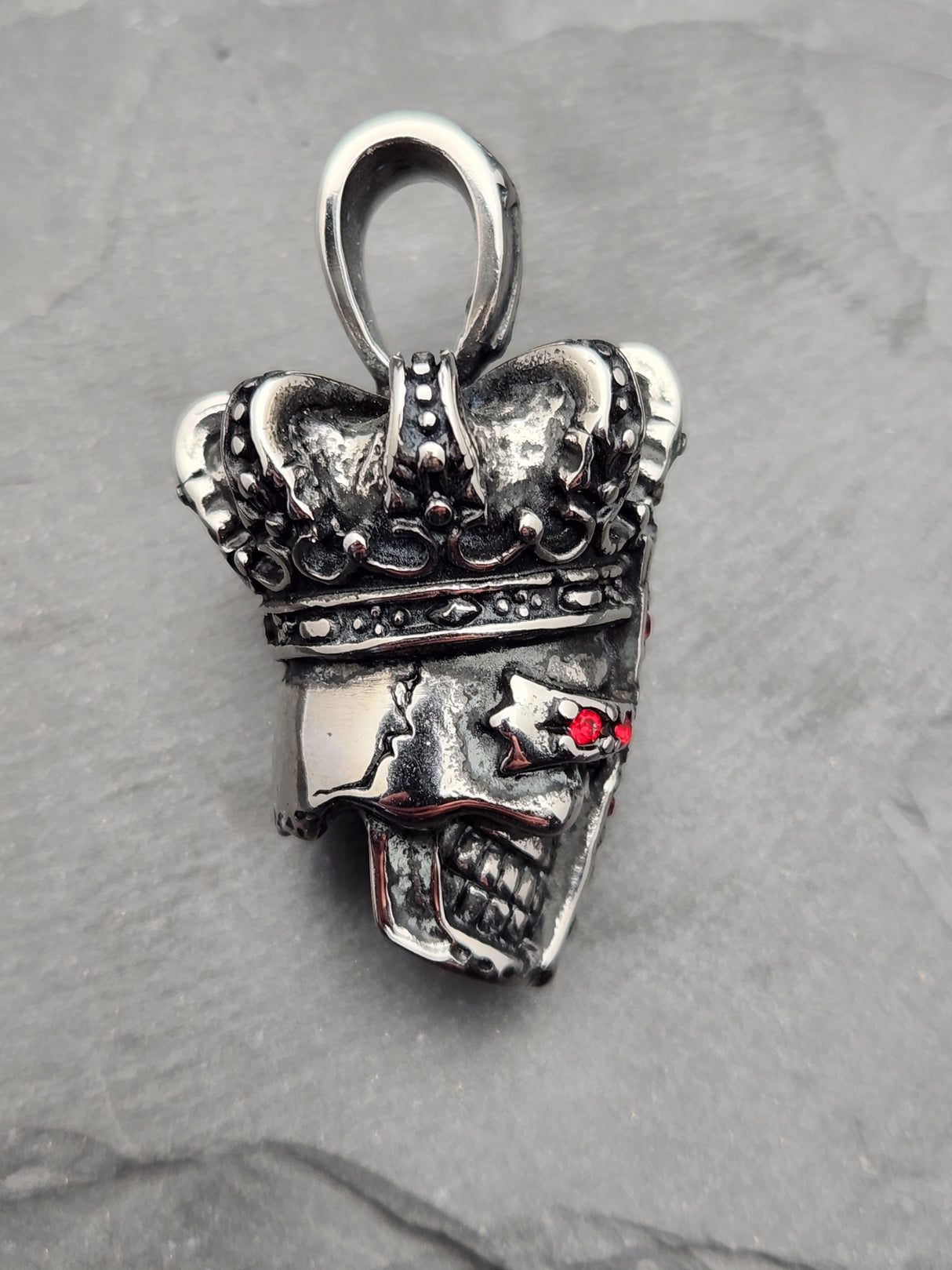 Edelstahlanhänger THE KING