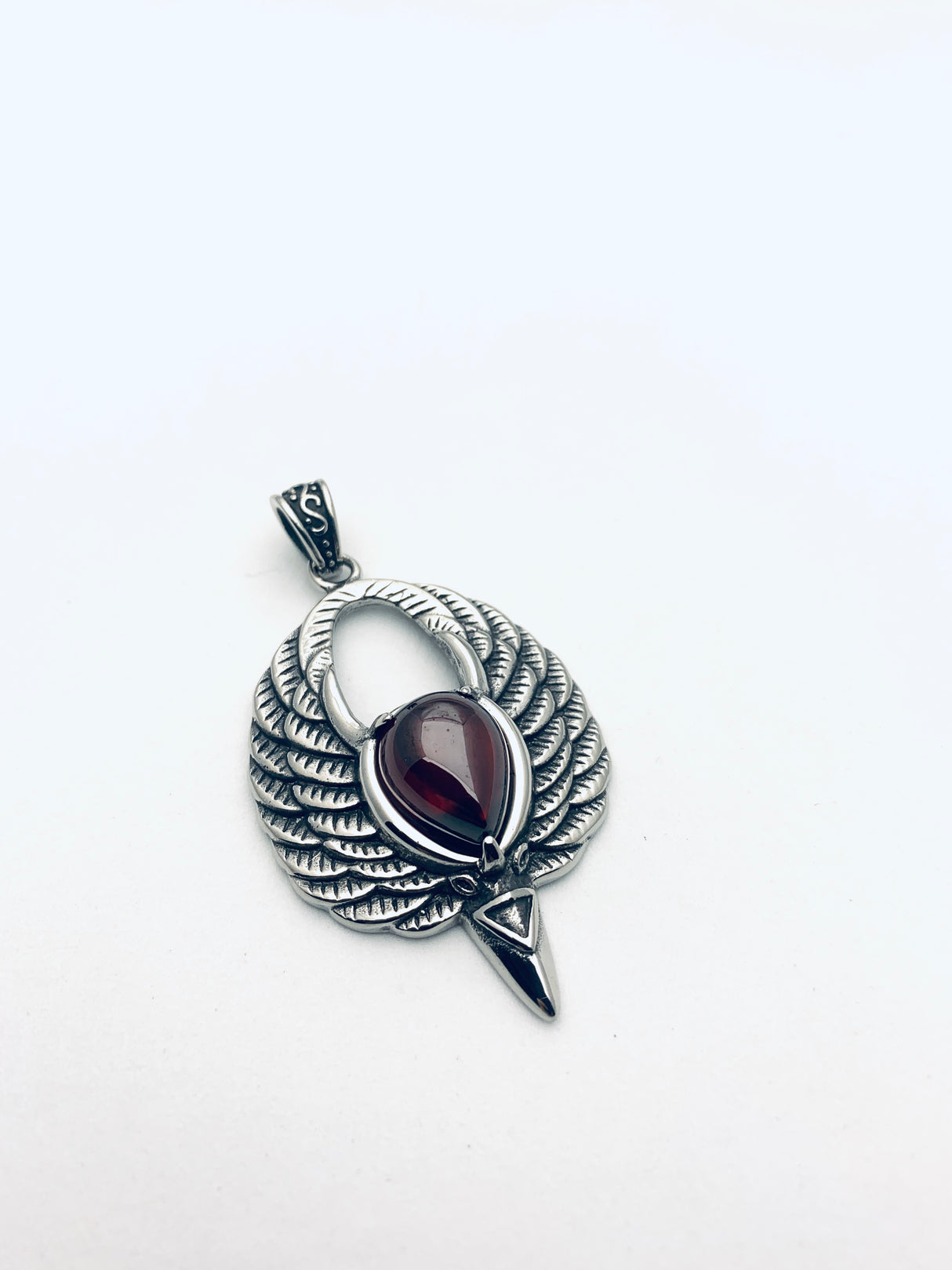 Edelstahlanhänger INTARSIEN WING