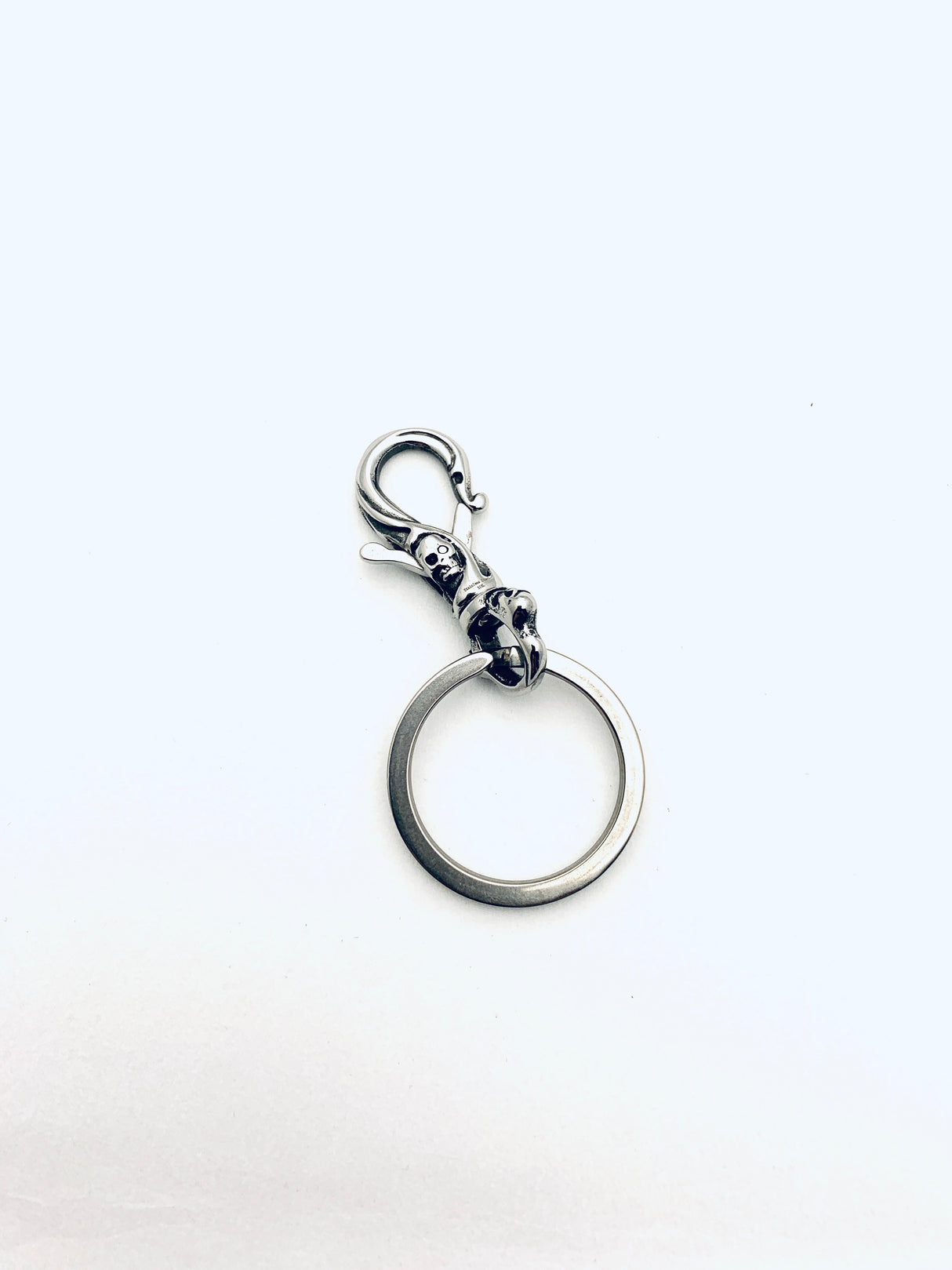 Edelstahl Schlüsselanhänger MONEY-SKULL 2