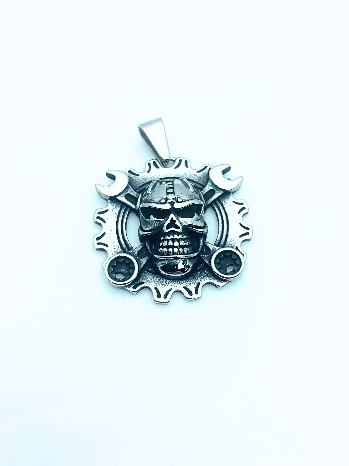 Edelstahlanhänger HARD WORKER