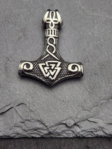 Edelstahlanhänger THOR HAMMER 1