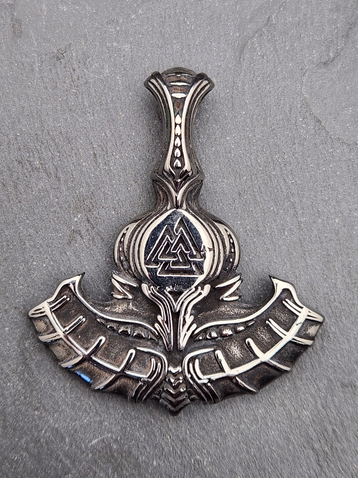 Edelstahlanhänger THOR HAMMER 2