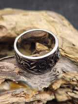 Edelstahl Ring NORDIC WOLF