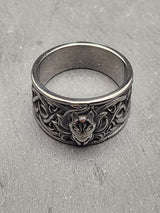 Edelstahl Ring NORDIC WOLF