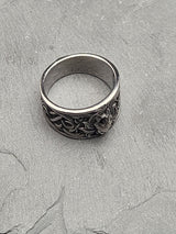 Edelstahl Ring NORDIC WOLF