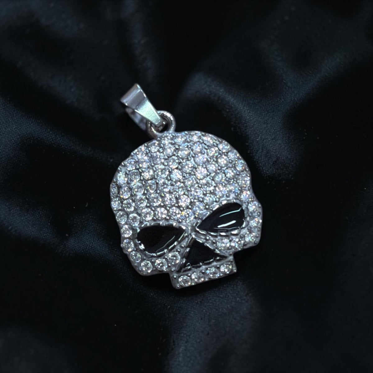 Edelstahlanhänger DIAMOND SKULL