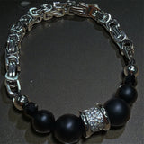 Biker Armband SOWILO CROWN