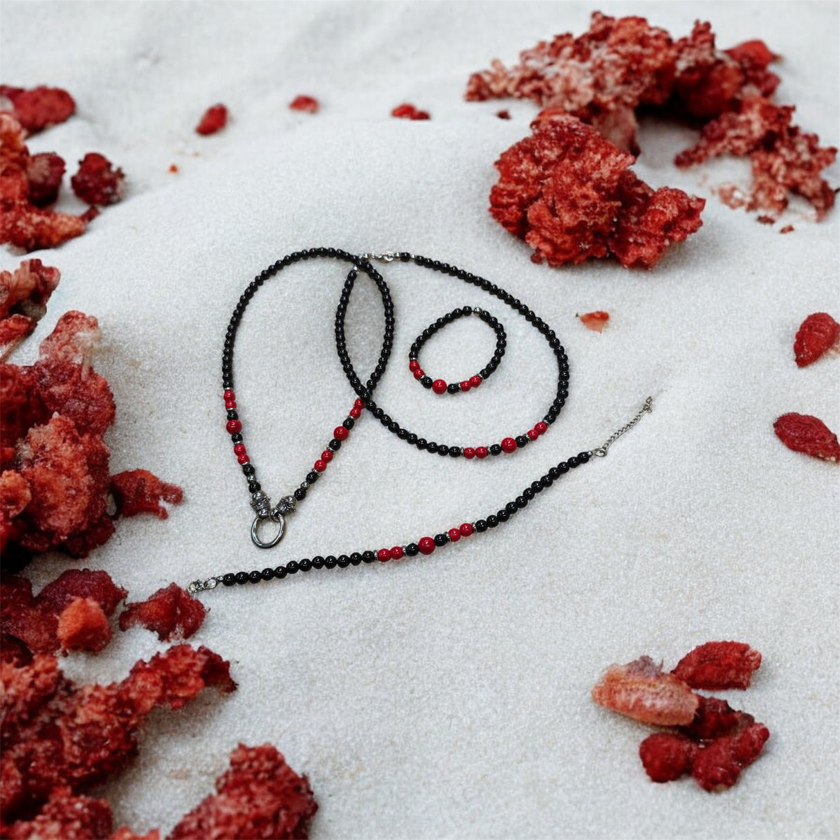 Biker Halskette BLACK FLAME