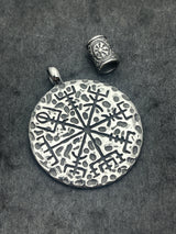 Edelstahlanhänger VEGVISIR 3