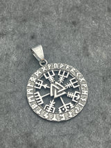Edelstahlanhänger VEGVISIR 1