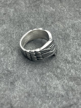 Edelstahl Ring Wings