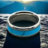 Edelstahl Ring Nordic Spirit