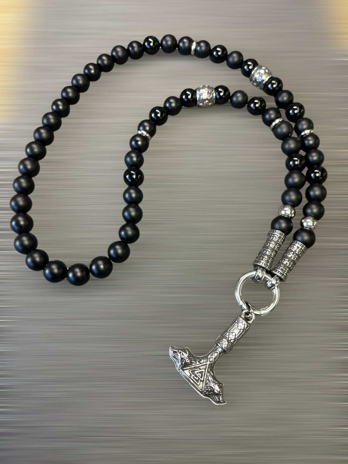 Biker Halskette Midnight Steel (ohne Anhänger)