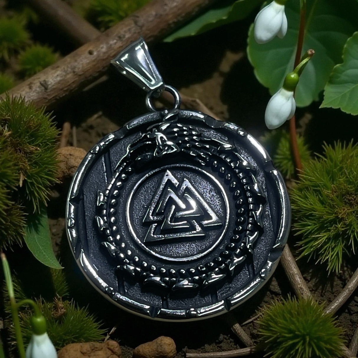 Edelstahlanhänger VALHALLA RING