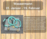 Sternzeichen Armband WASSERMANN (8mm)