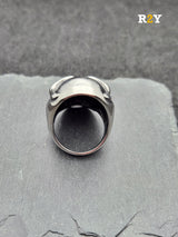 Edelstahl Ring American Skull