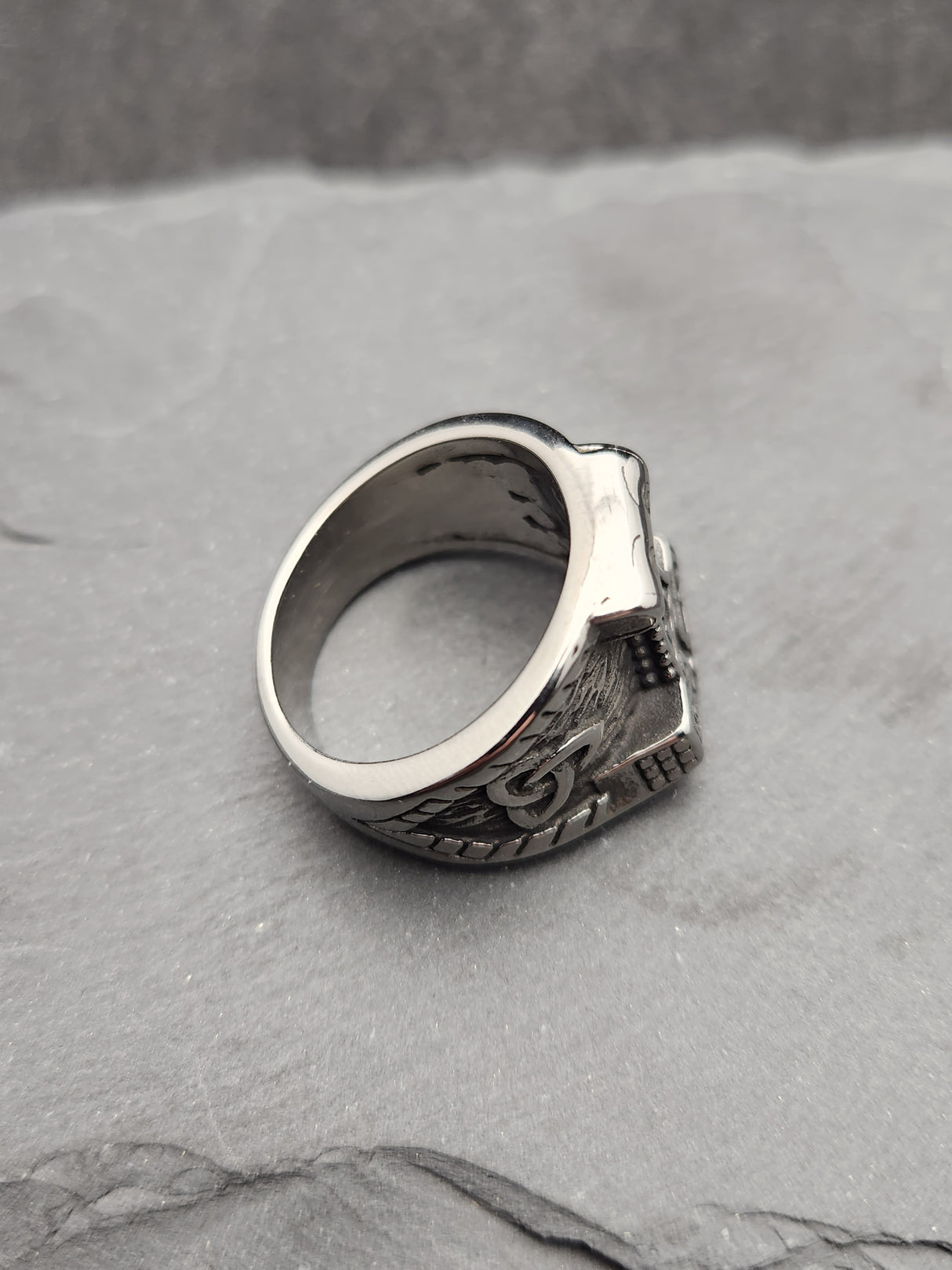 Edelstahl Ring VIKING