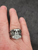 Edelstahl Ring VIKING