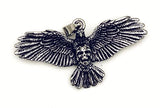 Edelstahlanhänger FLYING SKULL
